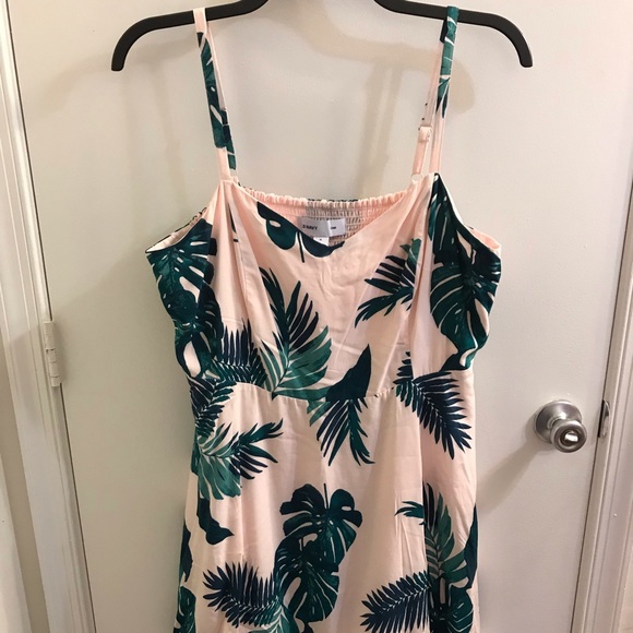 old navy palm leaf dress
